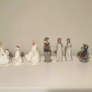 Royal Doulton and Lladro Figurines - will sell individual or multiple items